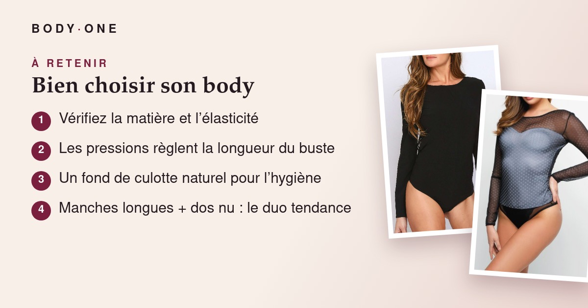 Body dos nu manches longues : les critères pour bien le choisir