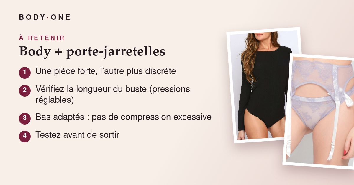 Body et porte-jarretelles : comment les associer